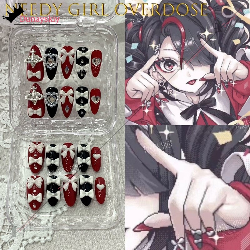 Nail Art - YiNuo*/Needy Girl Overdose Jirai Kei Ame