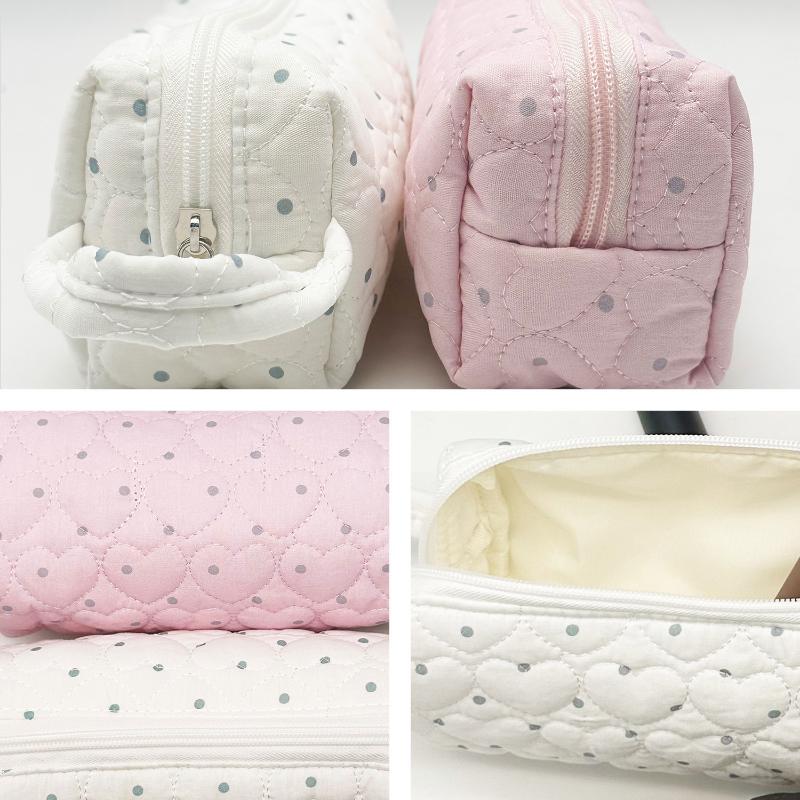 Portable Polka Dot Cosmetic Ba - đánh giá và giá Makeup
