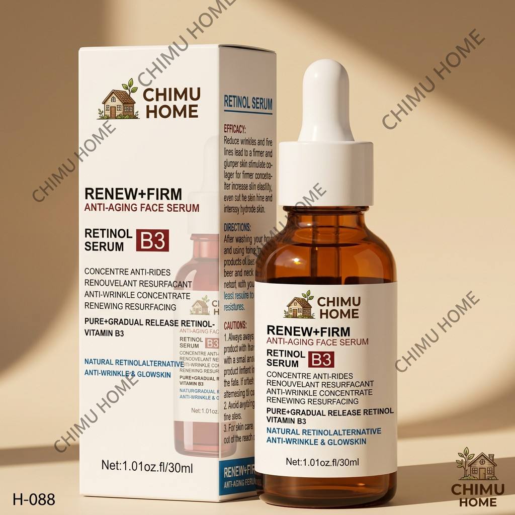 【CHIMU HOME】Retinol B3 Facial  - đánh giá và giá Hyaluronic Acid Facial Serum