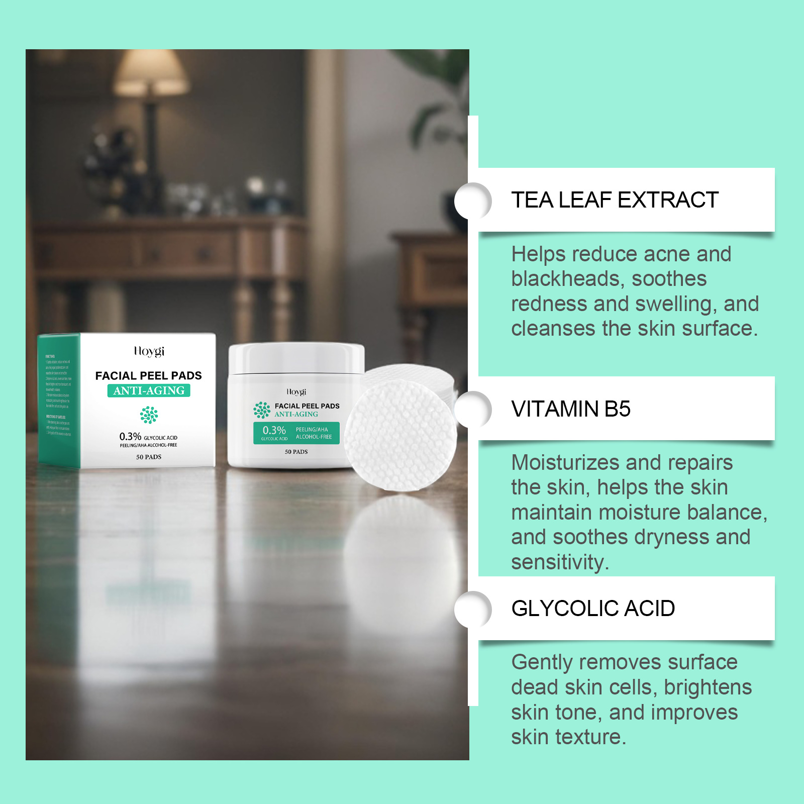 Glycolic Acid Cotton Pads Shri - đánh giá và giá Salicylic Acid Blackhead Remover