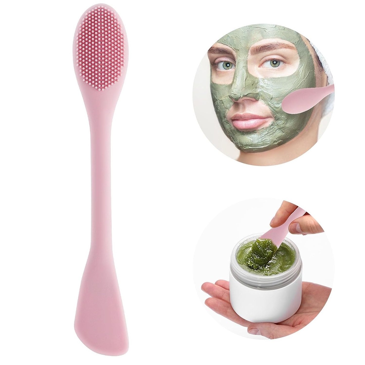 1PC Double Headed Silicone Fac - đánh giá và giá Silicone Face Scrubber Electric