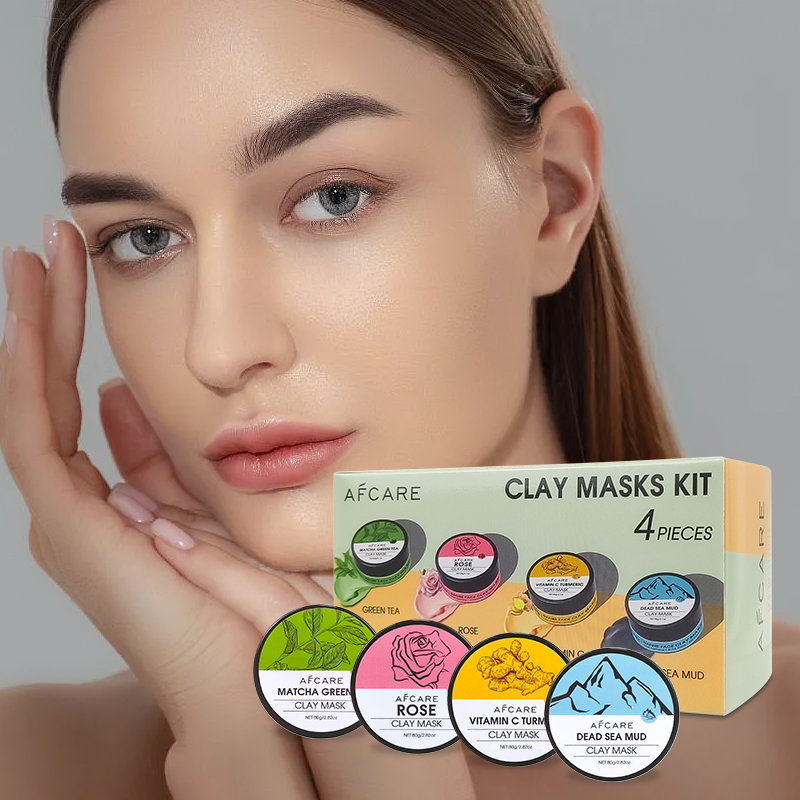 4 Pcs Clay Face Mask Set - Tur - đánh giá và giá Green Tea Cleansing Clay Mask