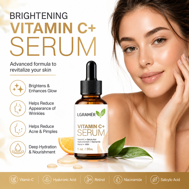 Vitamin C+ Facial Serum With H - đánh giá và giá Hyaluronic Acid Facial Serum