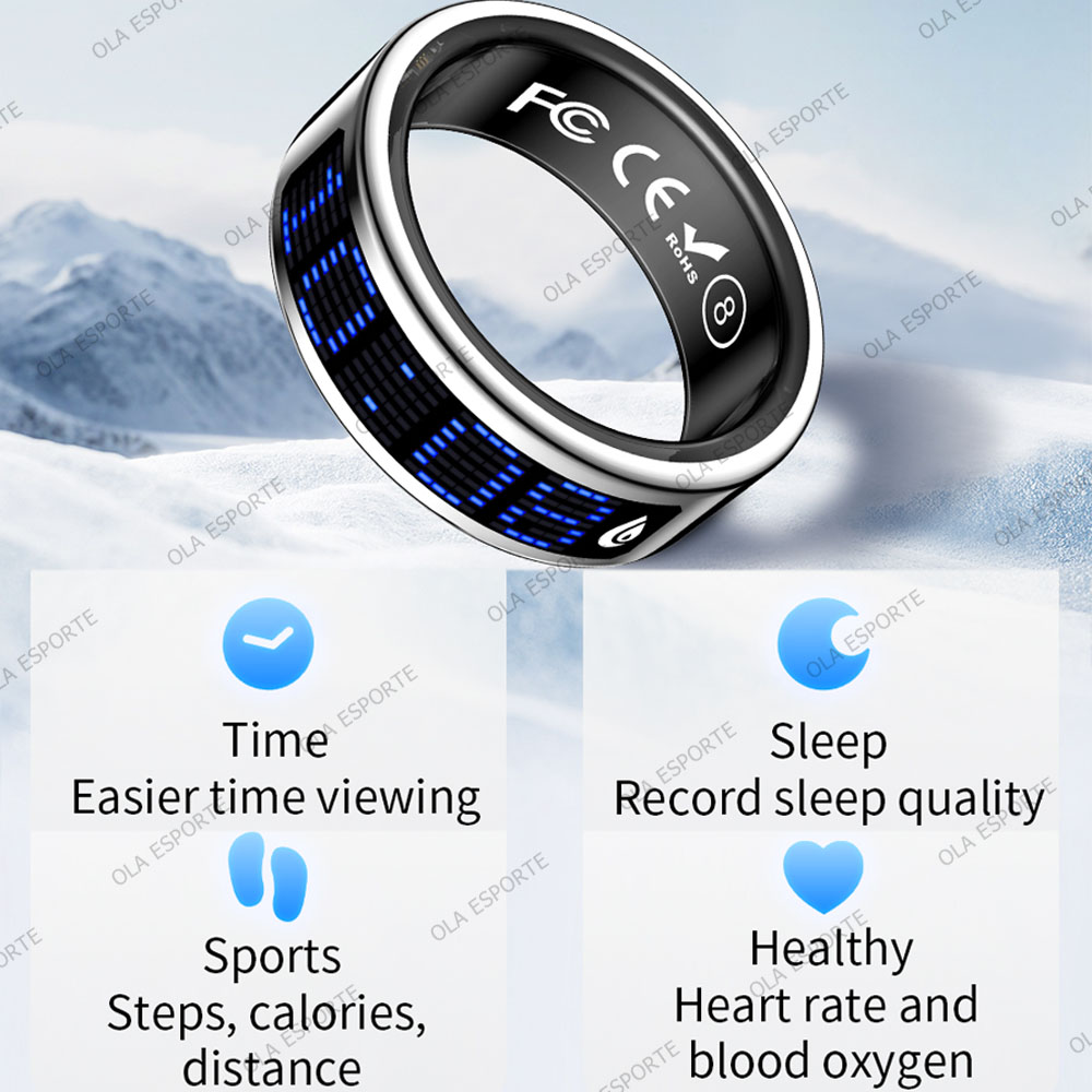 Smart Ring Display Screen Touc - đánh giá và giá Health Monitors