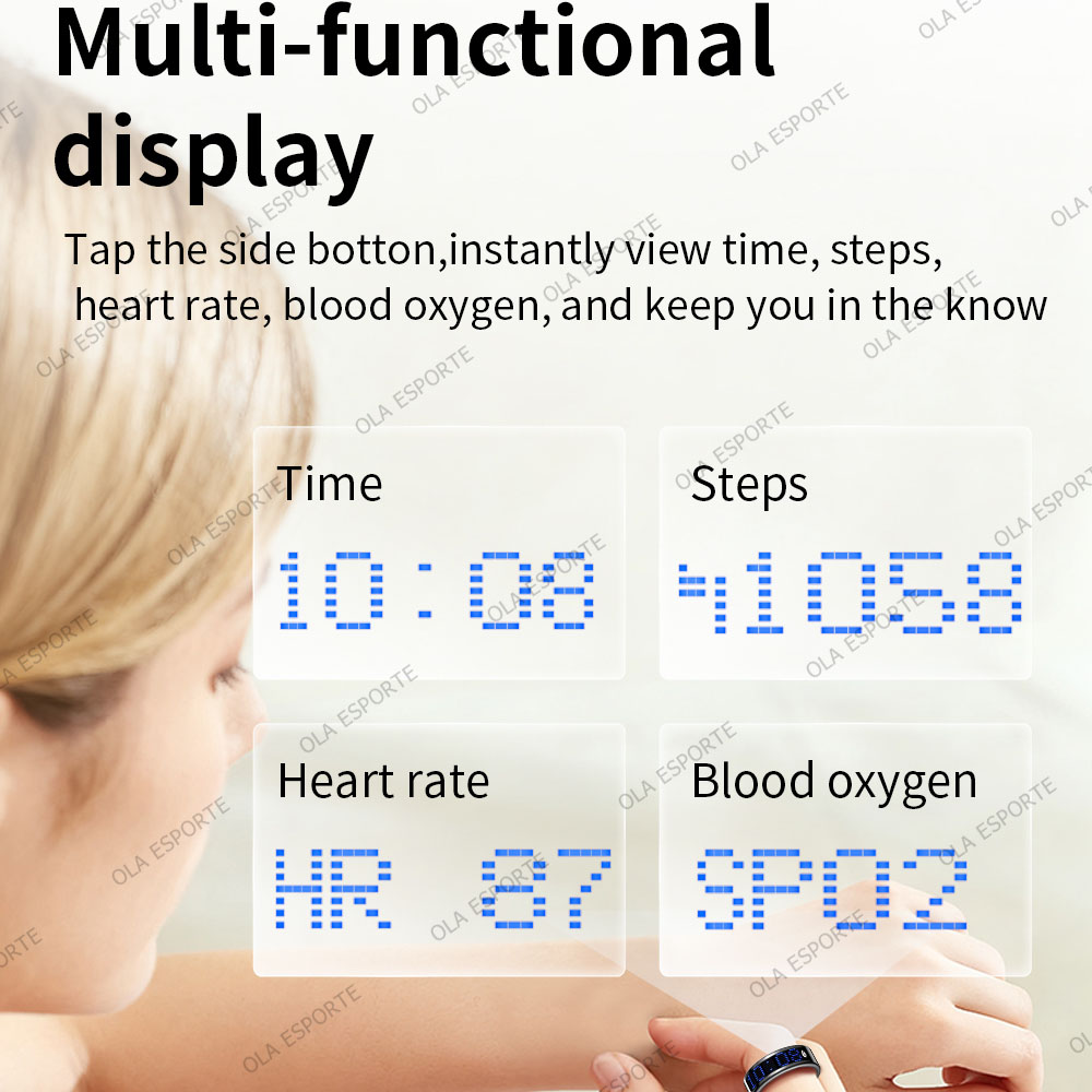 Smart Ring Display Screen Touc - đánh giá và giá Health Monitors