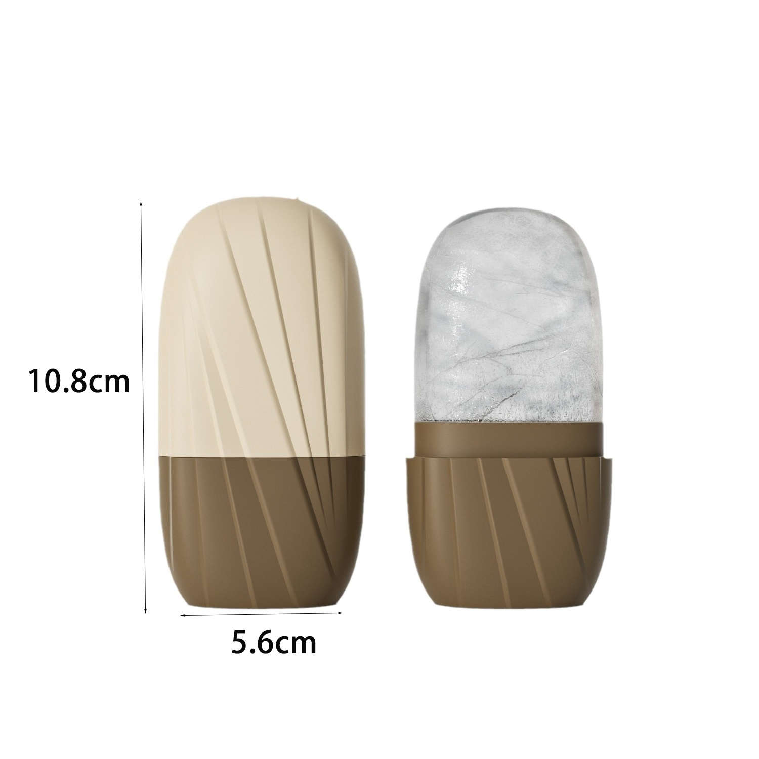 Aesthetic Striped Facial Ice M - đánh giá và giá Face Ice Roller Puffiness