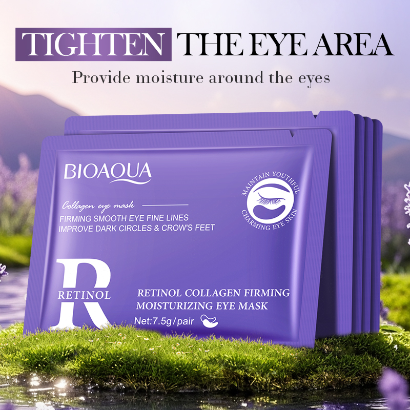 BIOAQUA Retinol Crystal Collag - đánh giá và giá Collagen Under Eye Patches