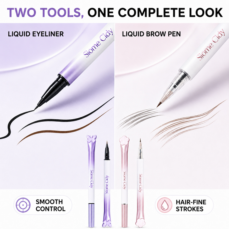 Siome Cidy 4PCS Liquid Eyeline - đánh giá và giá Waterproof Liquid Eyeliner Pen