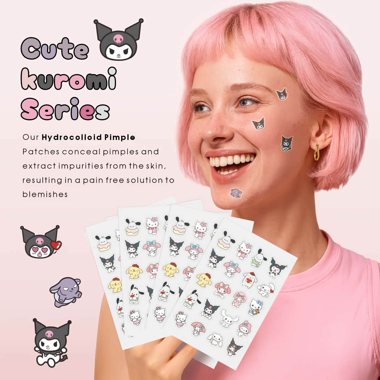 20/80PCS Sanrio Hello kitty Ca - đánh giá và giá Hydrocolloid Pimple Patch