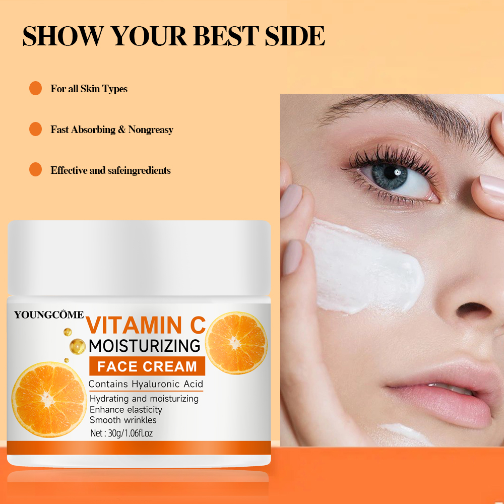 Vitamin C Moisturising Cream R - đánh giá và giá Hyaluronic Acid Facial Serum