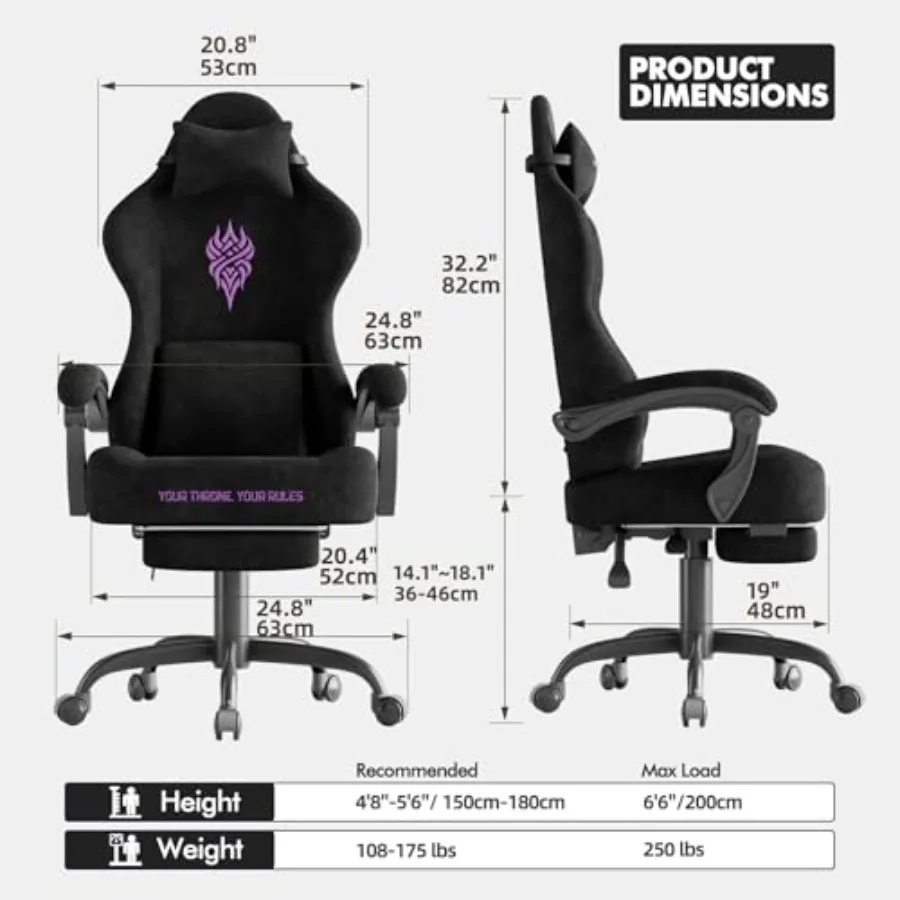 Gaming Chairs for Video Gamers - đánh giá và giá Massage
