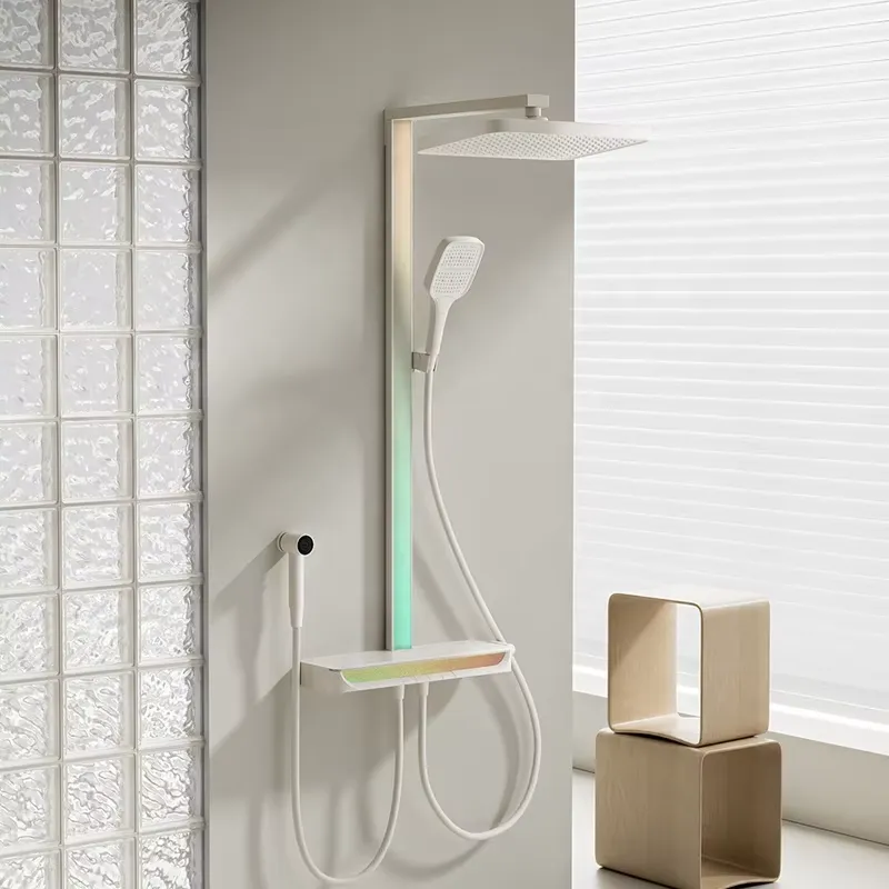 Brass Digital Waterfall Shower - đánh giá và giá Massage