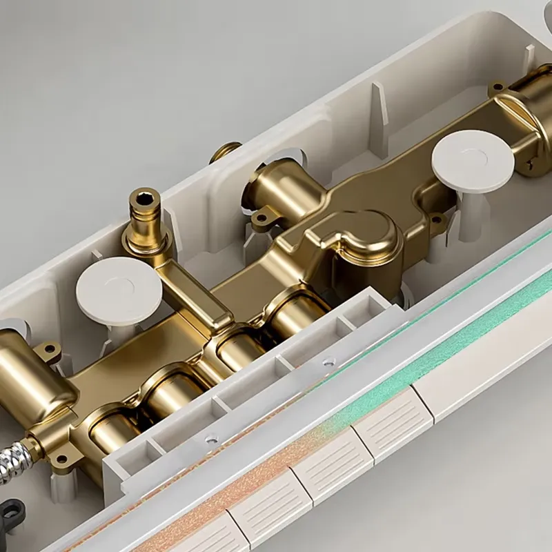 Brass Digital Waterfall Shower - đánh giá và giá Massage