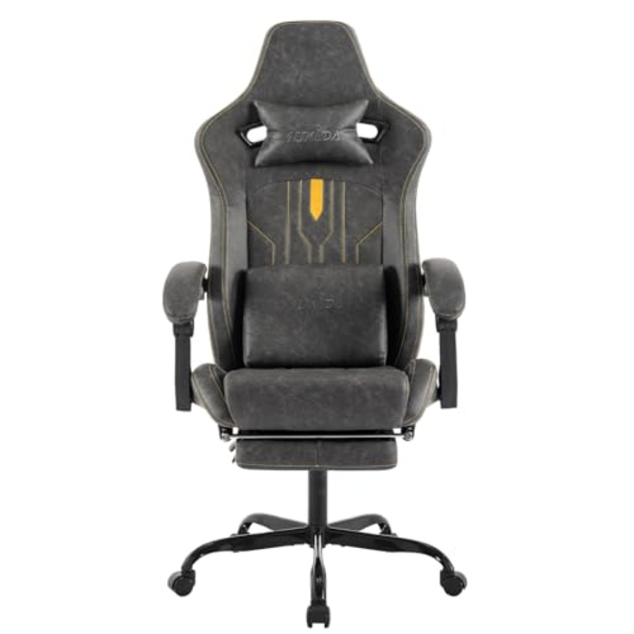 Gaming chair with footrest for - đánh giá và giá Massage