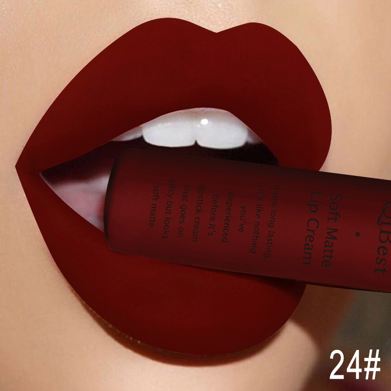 QIBEST Sexy Velvet Matte Lip G - đánh giá và giá Matte Velvet Lip Tint Long Lasting