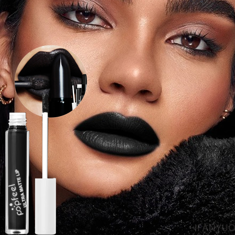 Punk Matte Black Liquid Lipsti - đánh giá và giá Matte Velvet Lip Tint Long Lasting