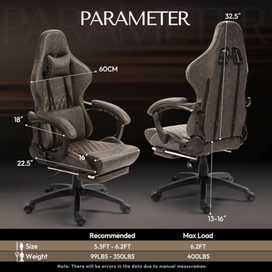 Big Tall Vintage Gaming Chair  - đánh giá và giá Massage
