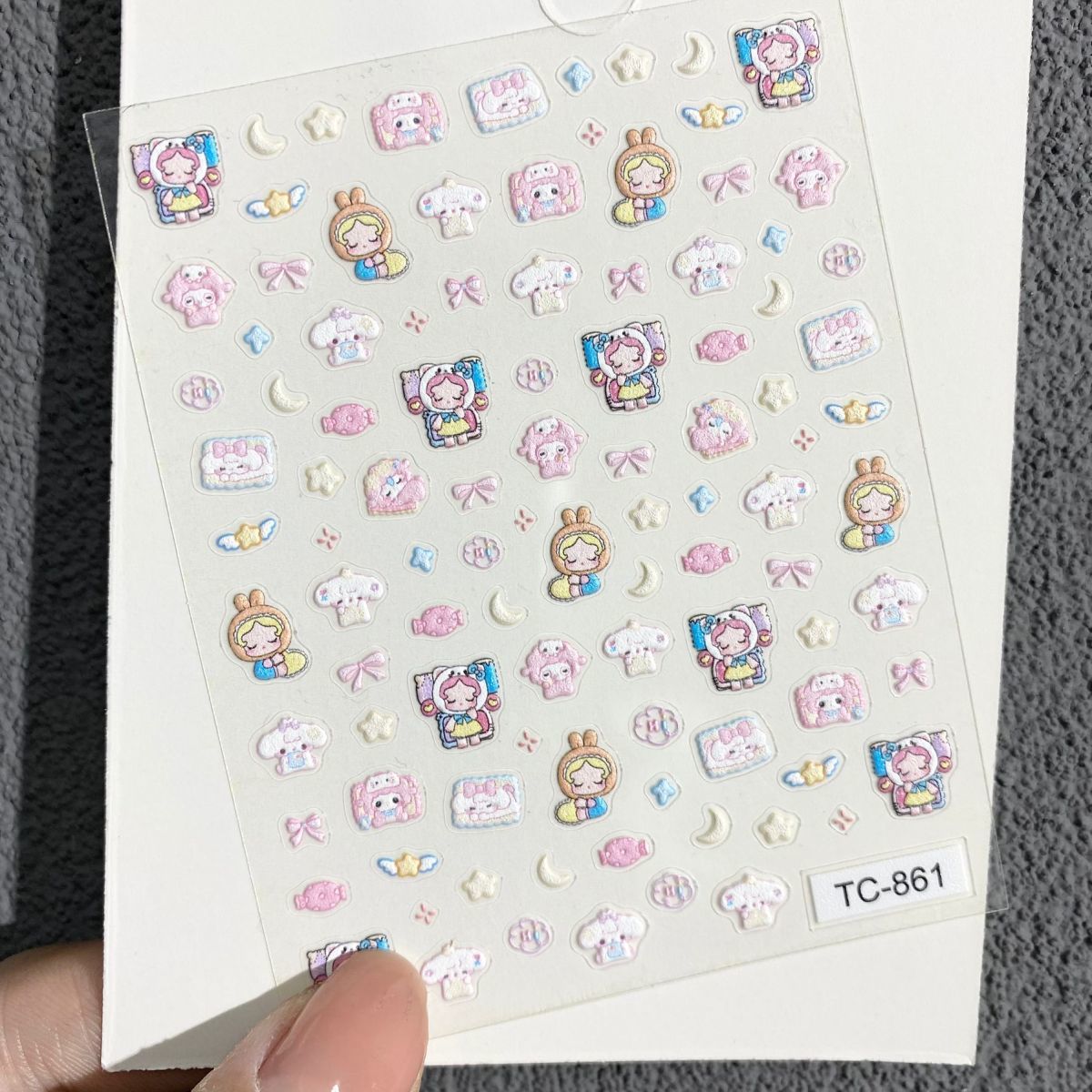 Cute Piano Lamb Relief Nail Ar - đánh giá và giá Nail Art