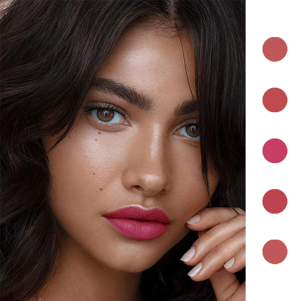 DNM 18 Colors Matte Velvet Lip - đánh giá và giá Matte Velvet Lip Tint Long Lasting