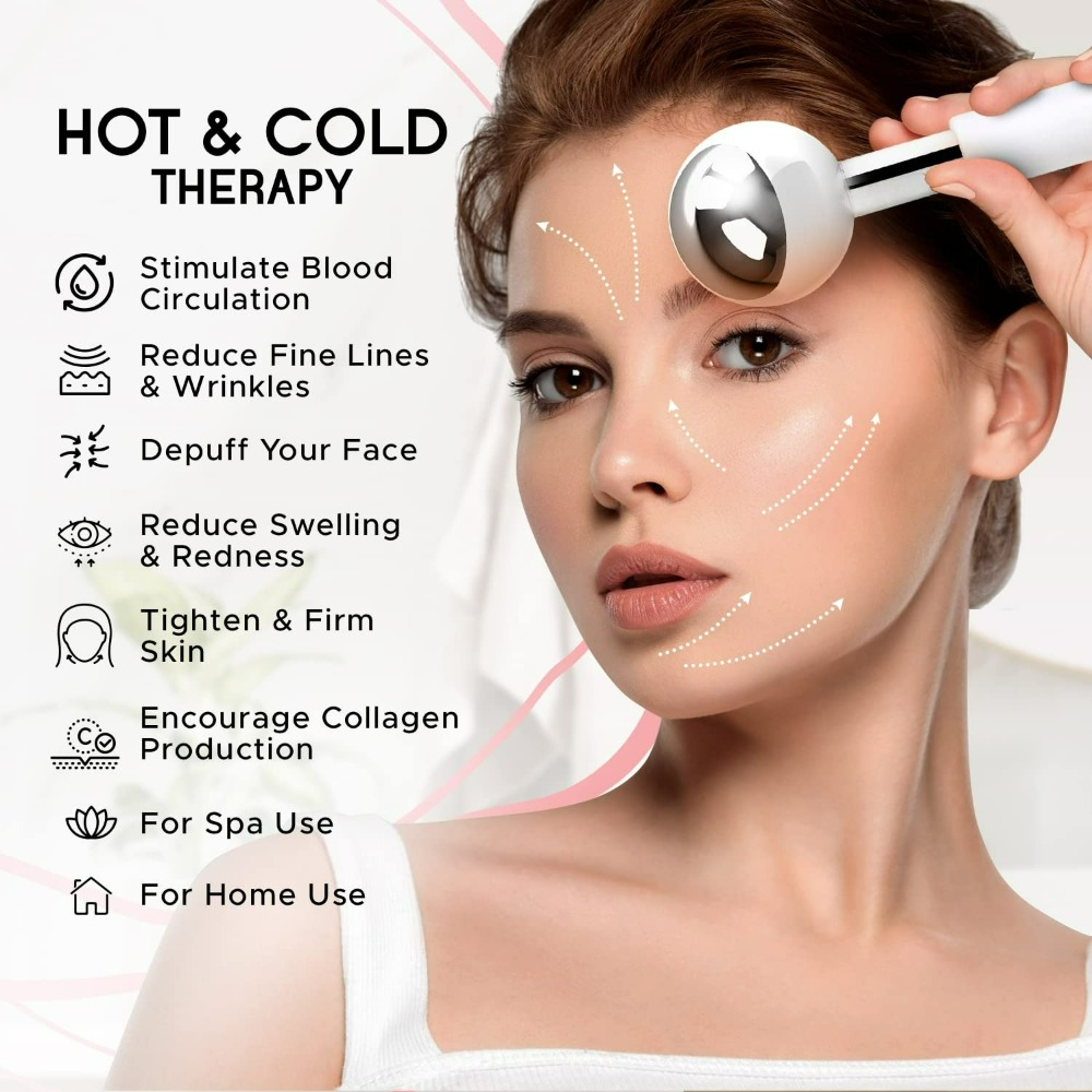 Cryo Face Massager Ice Globes  - đánh giá và giá Face Ice Roller Puffiness