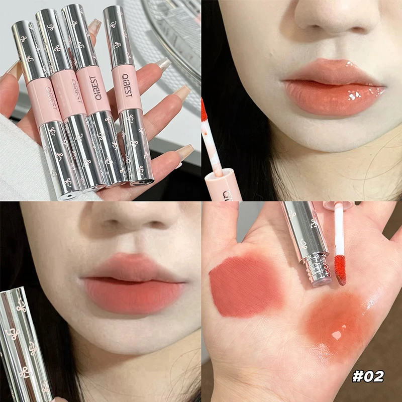 QIBEST Double Head Matte Velve - đánh giá và giá Matte Velvet Lip Tint Long Lasting