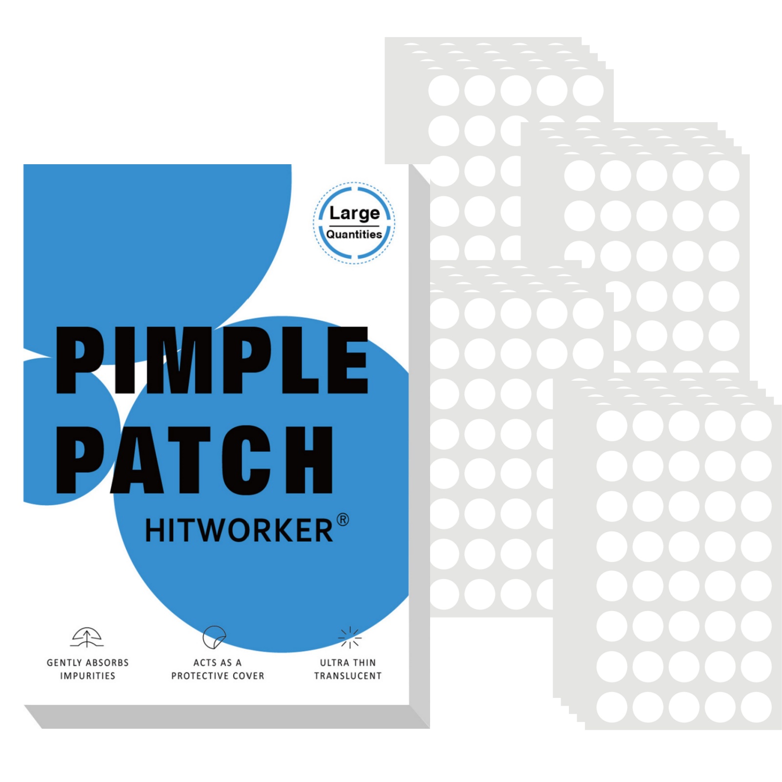 800Pcs Hydrocolloid Acne Pimpl - đánh giá và giá Hydrocolloid Pimple Patch
