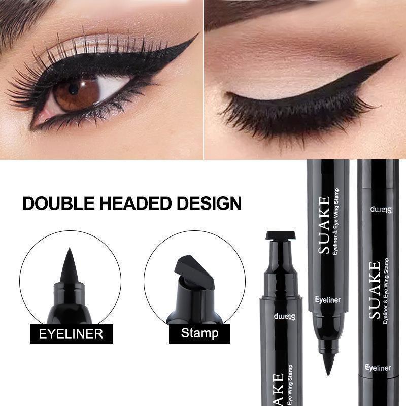2PCS Black Eyeliner Double-end - đánh giá và giá Waterproof Liquid Eyeliner Pen