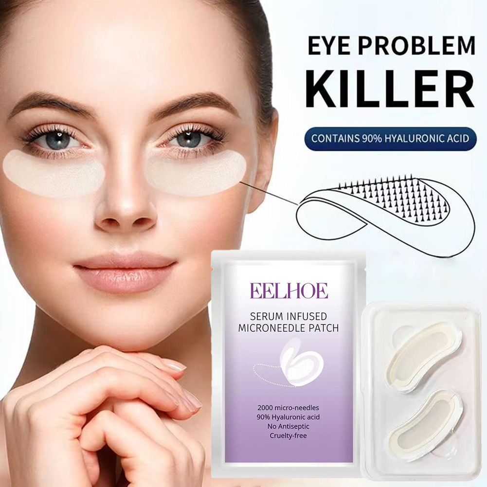 1 Pair Micro-needle Eye Patch  - đánh giá và giá Collagen Under Eye Patches