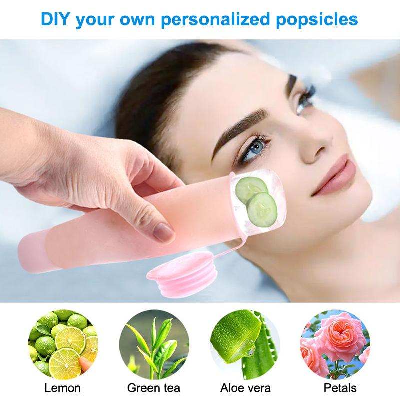 Silicone Cube Tray Shape Ice R - đánh giá và giá Face Ice Roller Puffiness
