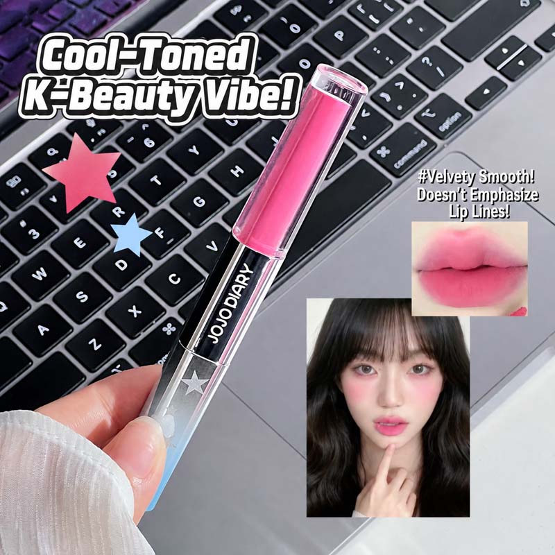 JOJO DIARY Dual Effect Lip Gla - đánh giá và giá Matte Velvet Lip Tint Long Lasting
